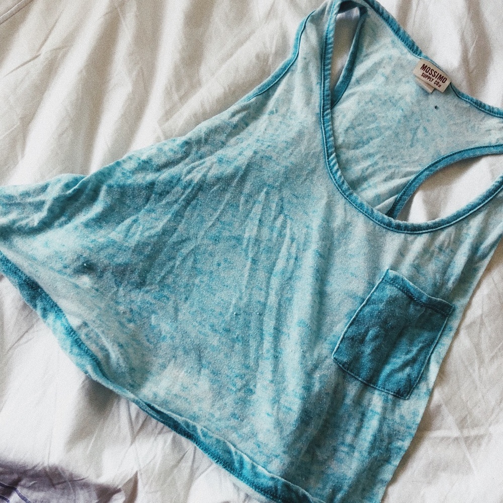 Blue crop-top || target